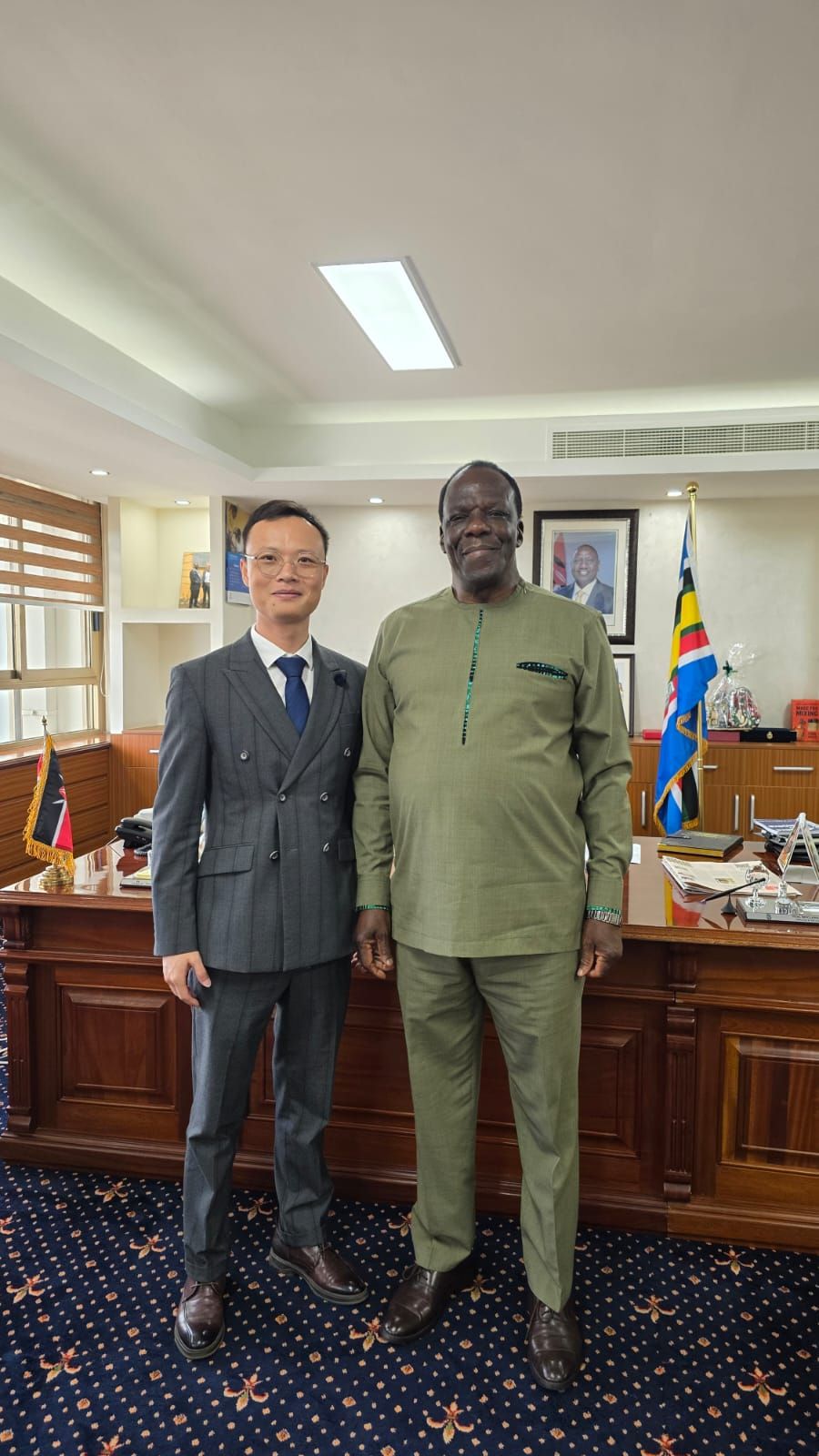 Mr. Mac Feng Peng, Country Manager, Agrigate Network Kenya Limited