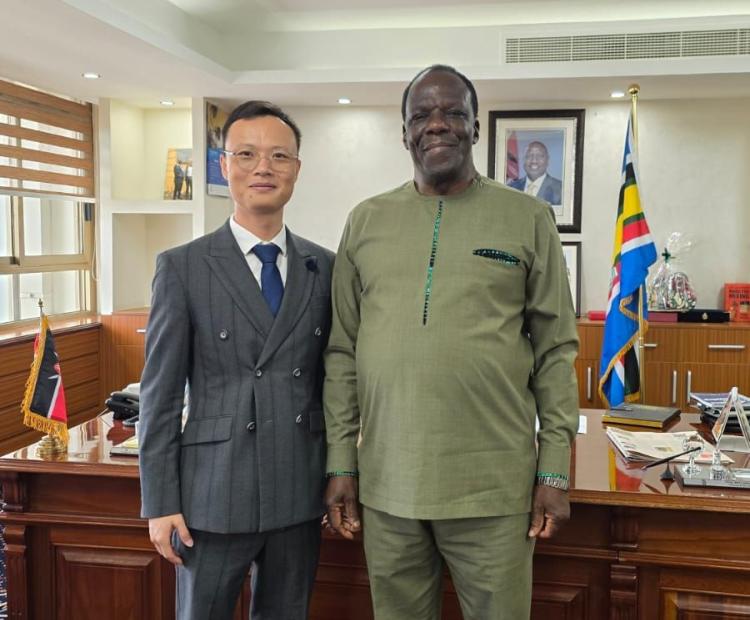 Mr. Mac Feng Peng, Country Manager, Agrigate Network Kenya Limited